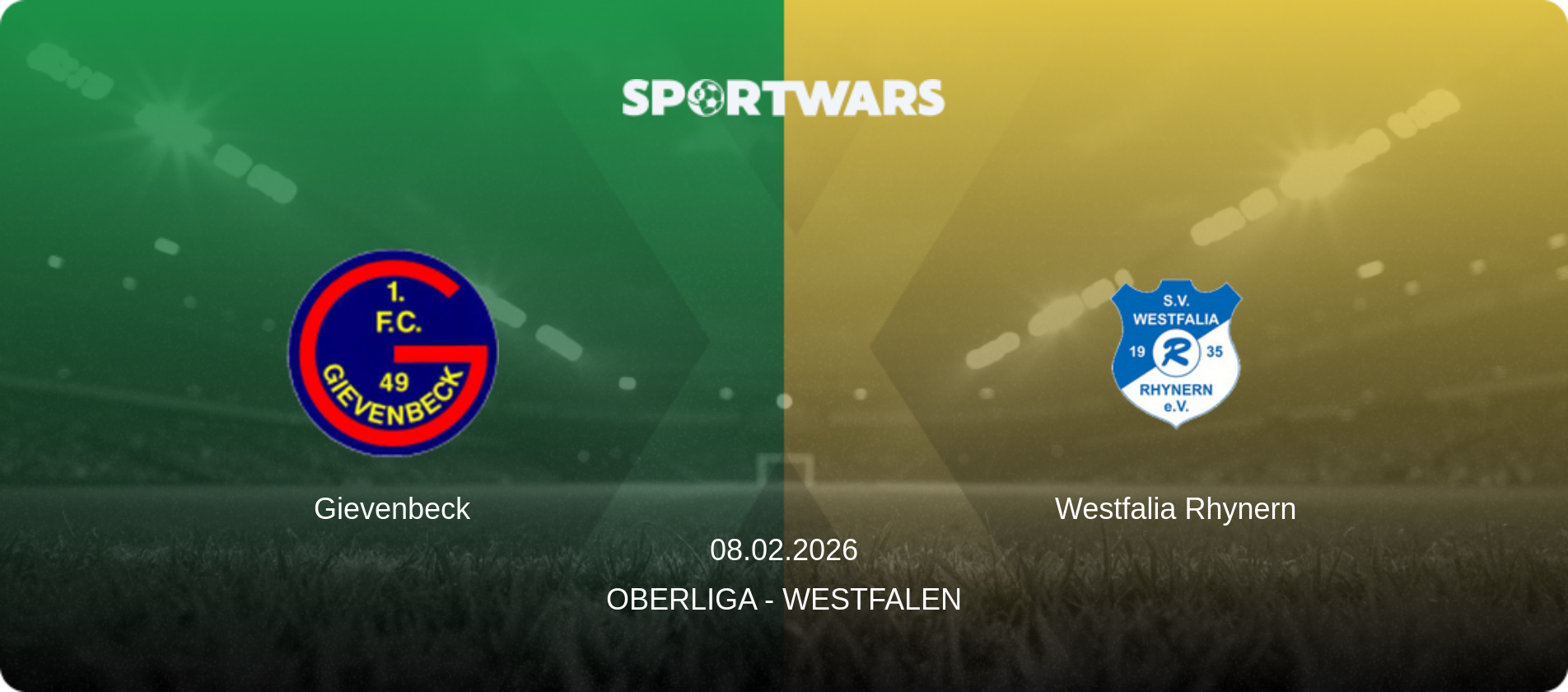 Gievenbeck — Westfalia Rhynern, 08.02.2026 — Oberliga - Westfalen (match preview)