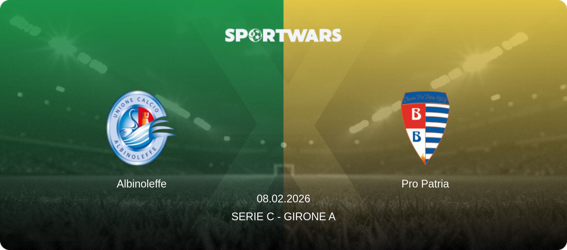 Albinoleffe — Pro Patria, 08.02.2026 — Serie C - Girone A (match preview)