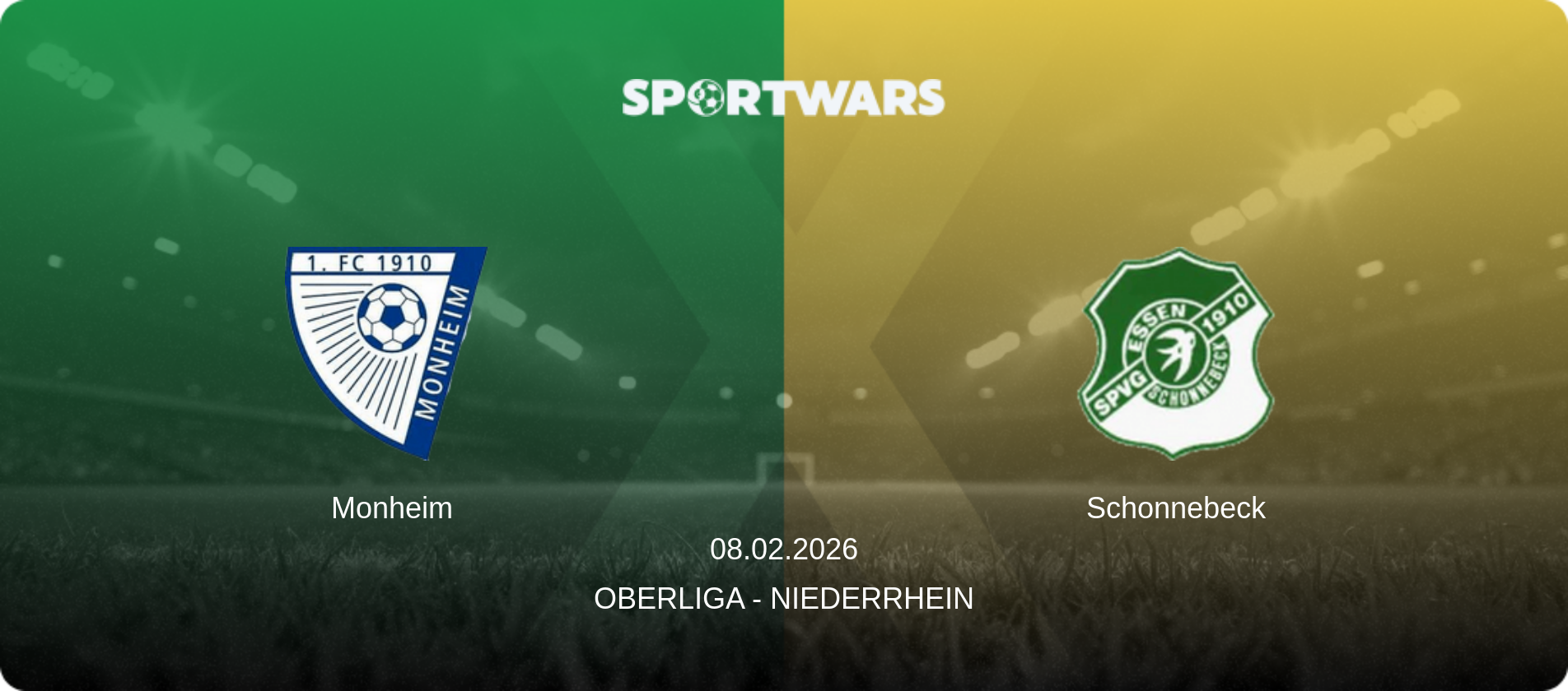 Monheim — Schonnebeck, 08.02.2026 — Oberliga - Niederrhein (match preview)