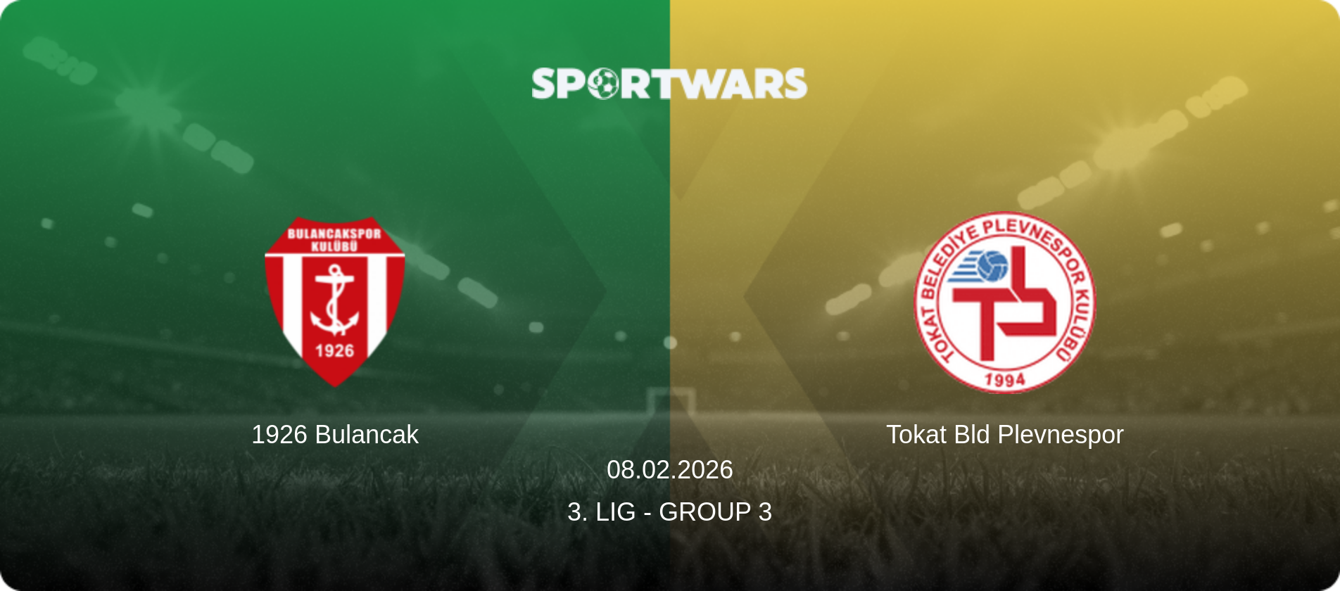 1926 Bulancak — Tokat Bld Plevnespor, 08.02.2026 — 3. Lig - Group 3 (match preview)