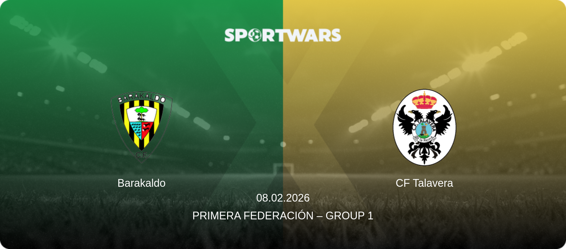 Barakaldo — CF Talavera, 08.02.2026 — Primera Federación – Group 1 (match preview)