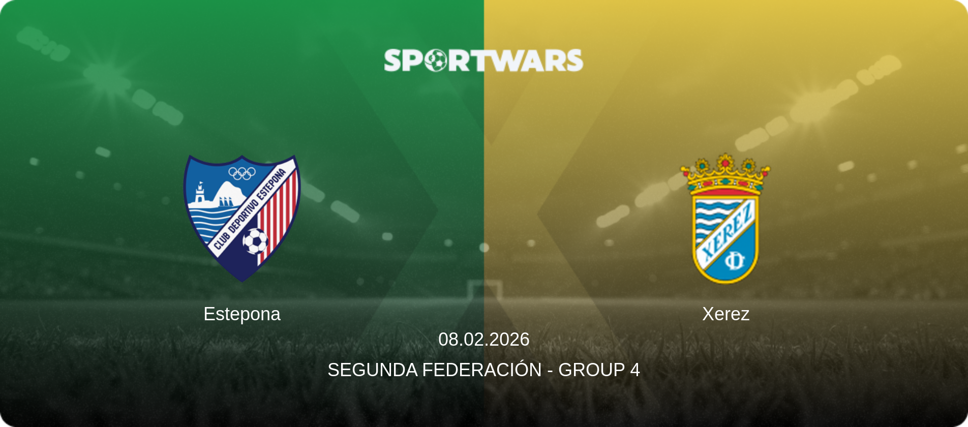 Estepona — Xerez, 08.02.2026 — Segunda Federación - Group 4 (match preview)