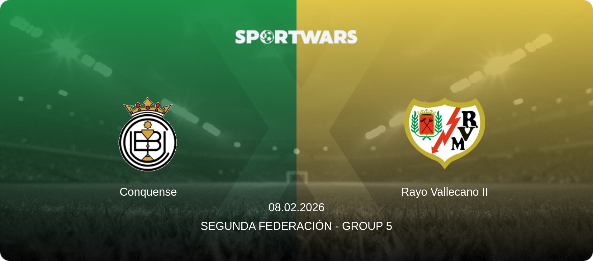 Conquense — Rayo Vallecano II, 08.02.2026 — Segunda Federación - Group 5 (match preview)