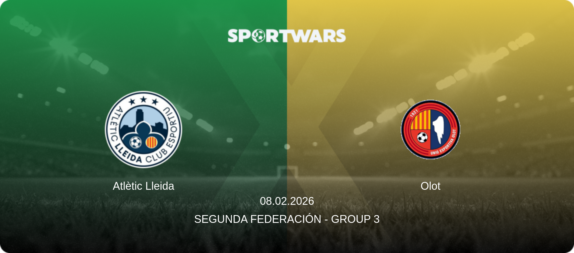 Atlètic Lleida — Olot, 08.02.2026 — Segunda Federación - Group 3 (match preview)