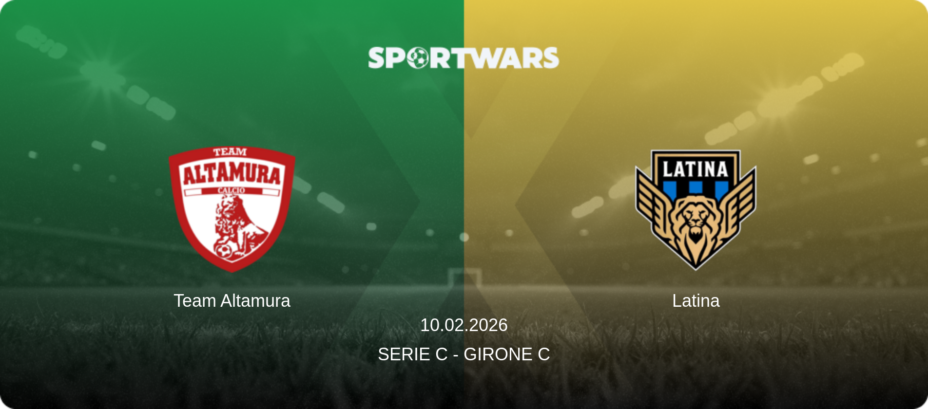 Team Altamura — Latina, 10.02.2026 — Serie C - Girone C (match preview)
