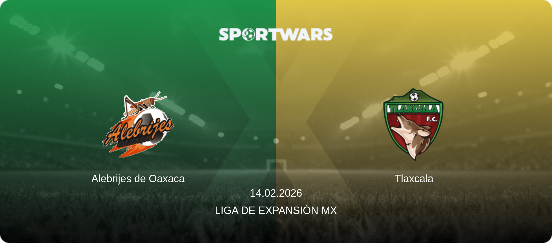 Alebrijes de Oaxaca — Tlaxcala, 14.02.2026 — Liga de Expansión MX (match preview)