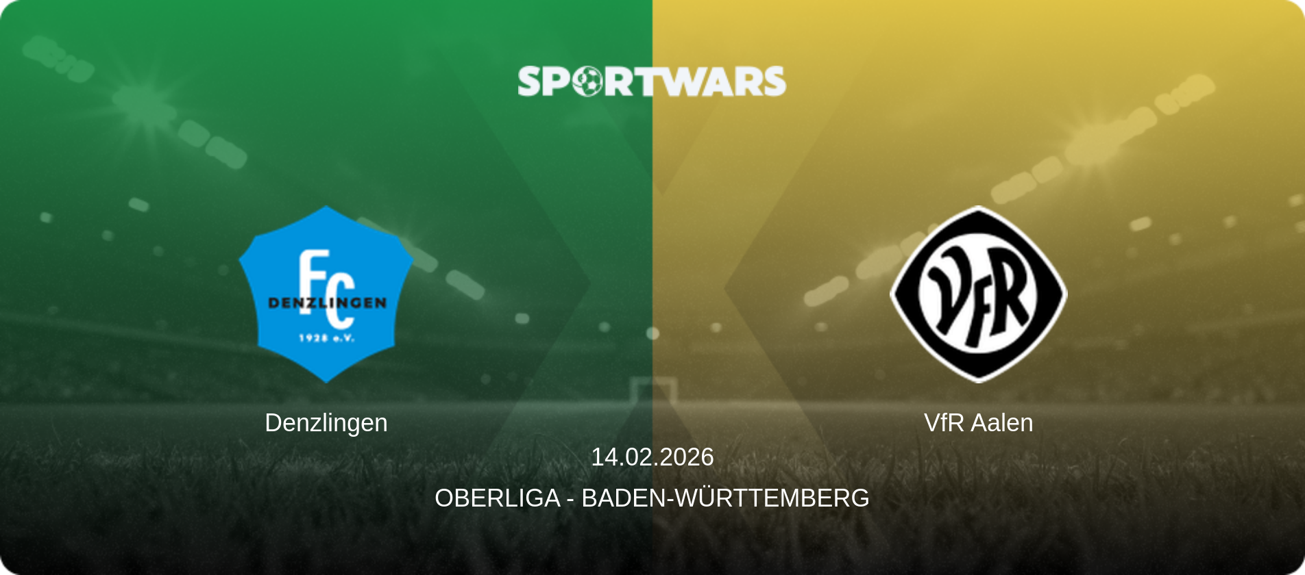 Denzlingen — VfR Aalen, 14.02.2026 — Oberliga - Baden-Württemberg (match preview)