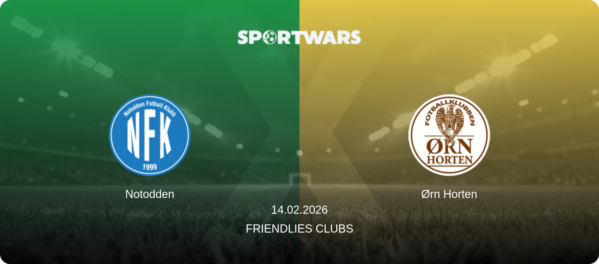 Notodden — Ørn Horten, 14.02.2026 — Friendlies Clubs (match preview)