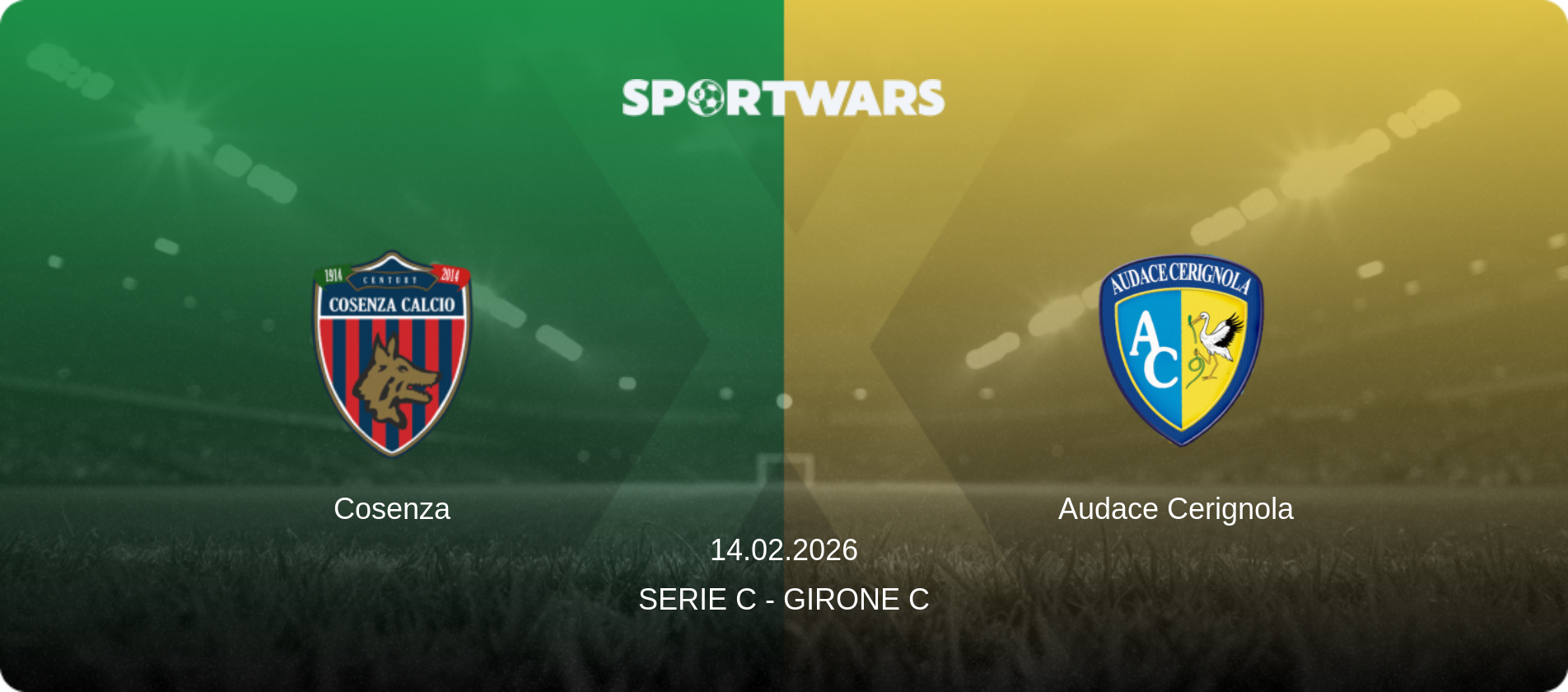 Cosenza — Audace Cerignola, 14.02.2026 — Serie C - Girone C (match preview)