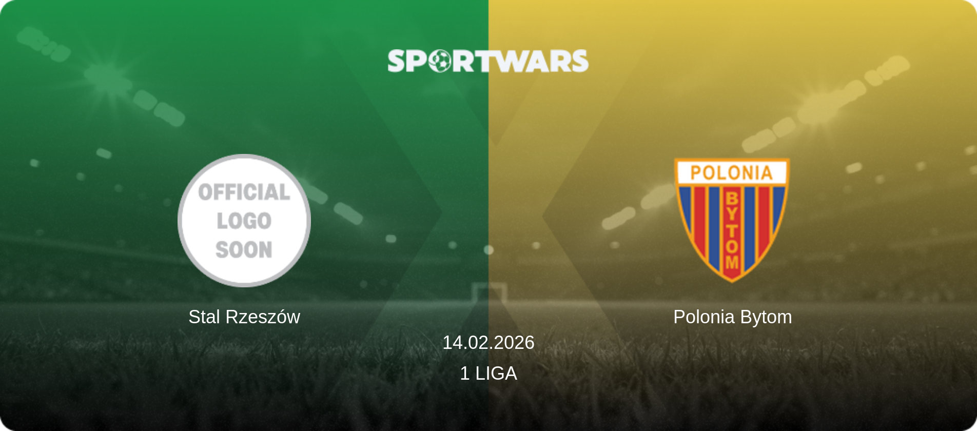 Stal Rzeszów — Polonia Bytom, 14.02.2026 — 1 Liga (match preview)