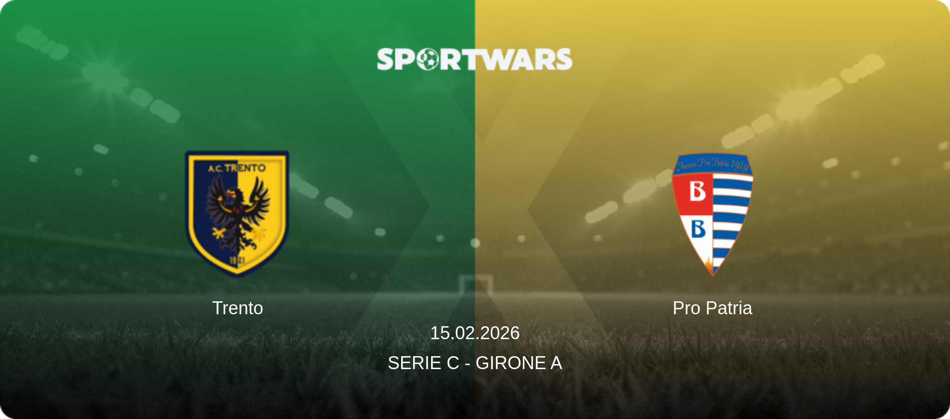 Trento — Pro Patria, 15.02.2026 — Serie C - Girone A (match preview)