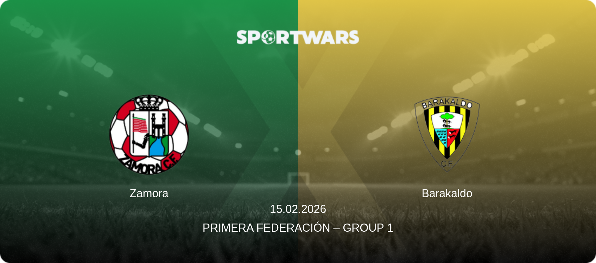 Zamora — Barakaldo, 15.02.2026 — Primera Federación – Group 1 (match preview)