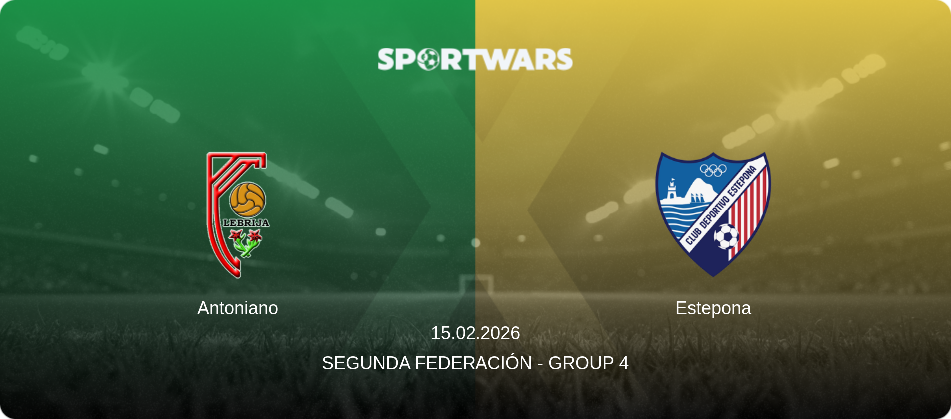 Antoniano — Estepona, 15.02.2026 — Segunda Federación - Group 4 (match preview)