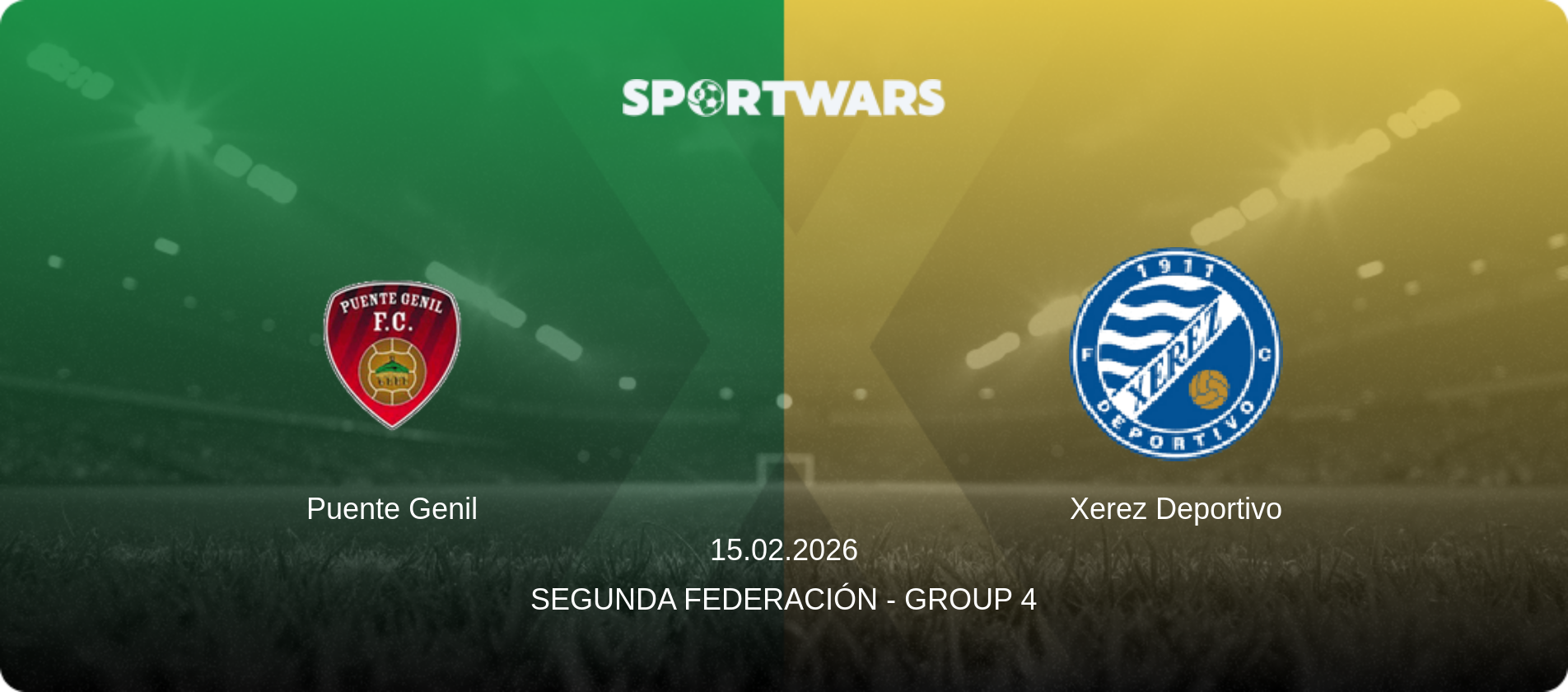 Puente Genil — Xerez Deportivo, 15.02.2026 — Segunda Federación - Group 4 (match preview)