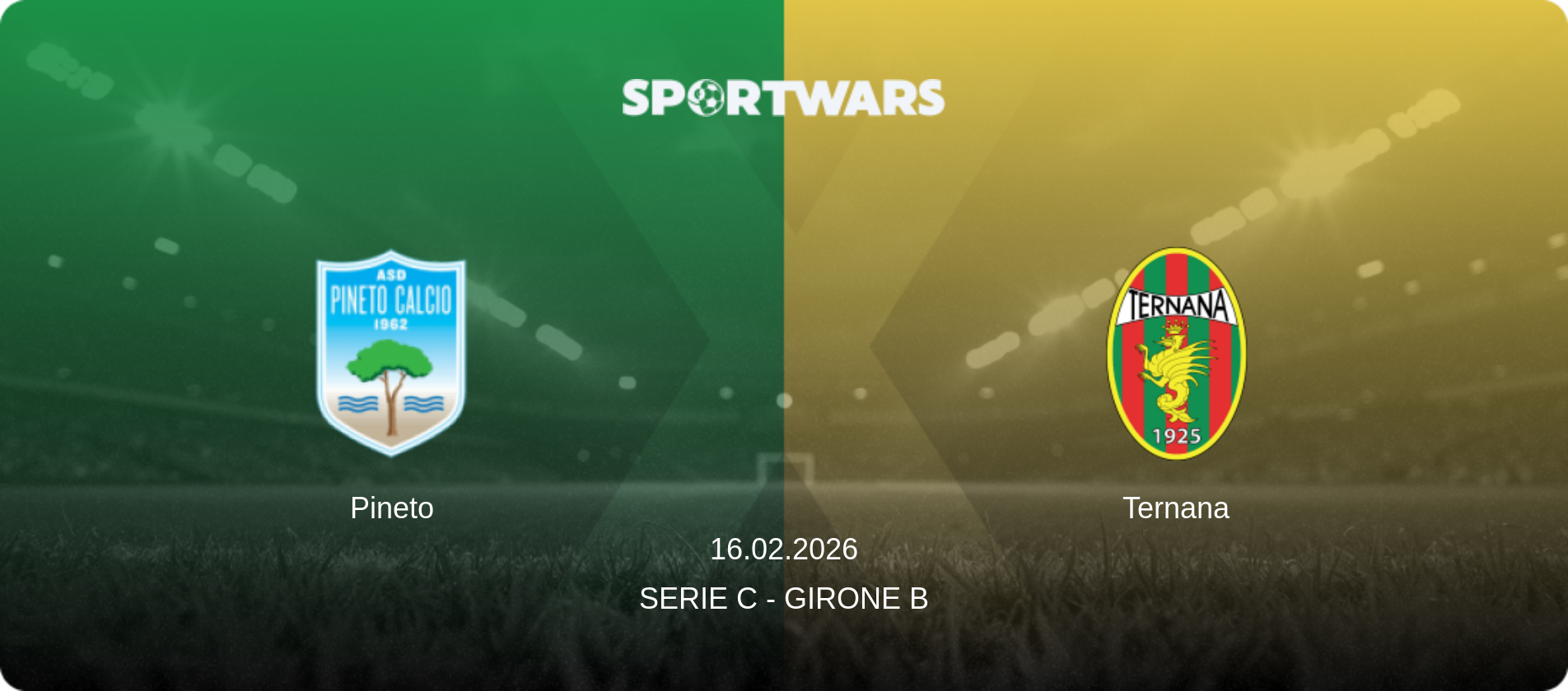 Pineto — Ternana, 16.02.2026 — Serie C - Girone B (match preview)