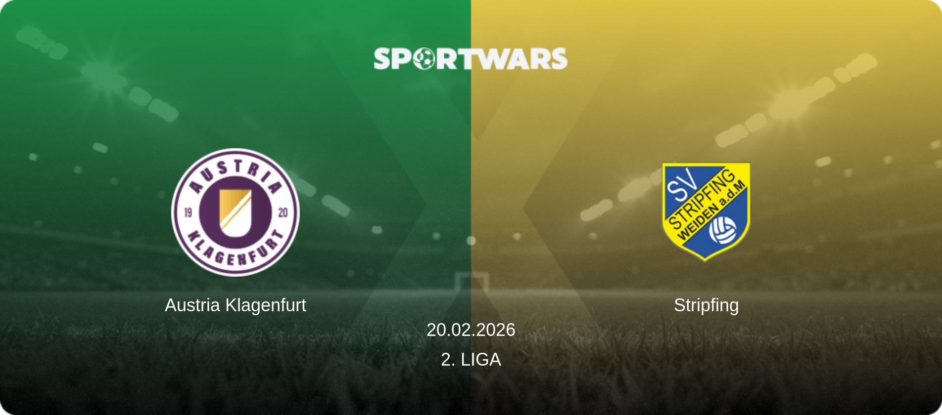 Austria Klagenfurt — Stripfing, 20.02.2026 — 2. Liga (match preview)