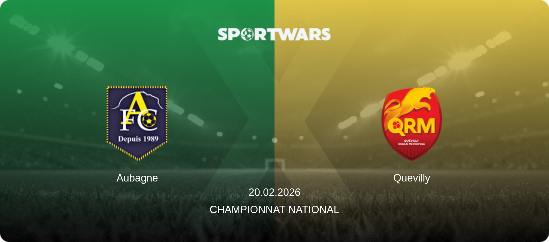 Aubagne — Quevilly, 20.02.2026 — Championnat National (match preview)