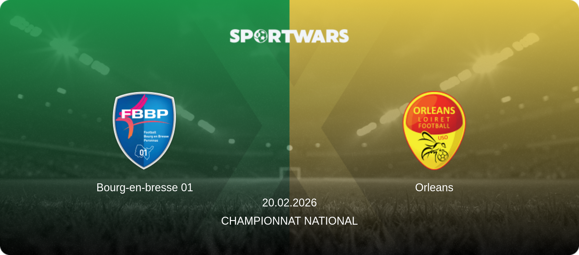 Bourg-en-bresse 01 — Orleans, 20.02.2026 — Championnat National (match preview)