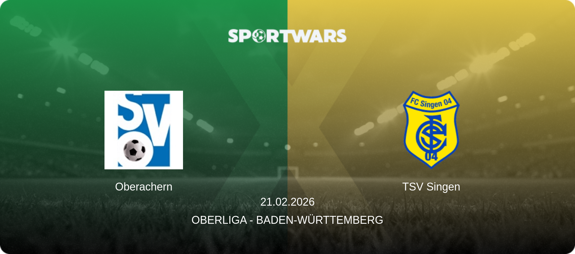 Oberachern — TSV Singen, 21.02.2026 — Oberliga - Baden-Württemberg (match preview)