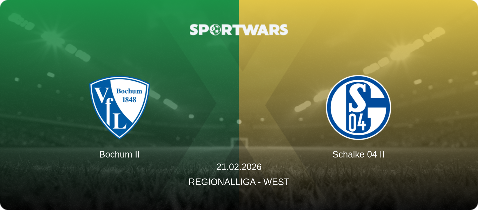 Bochum II — Schalke 04 II, 21.02.2026 — Regionalliga - West (match preview)
