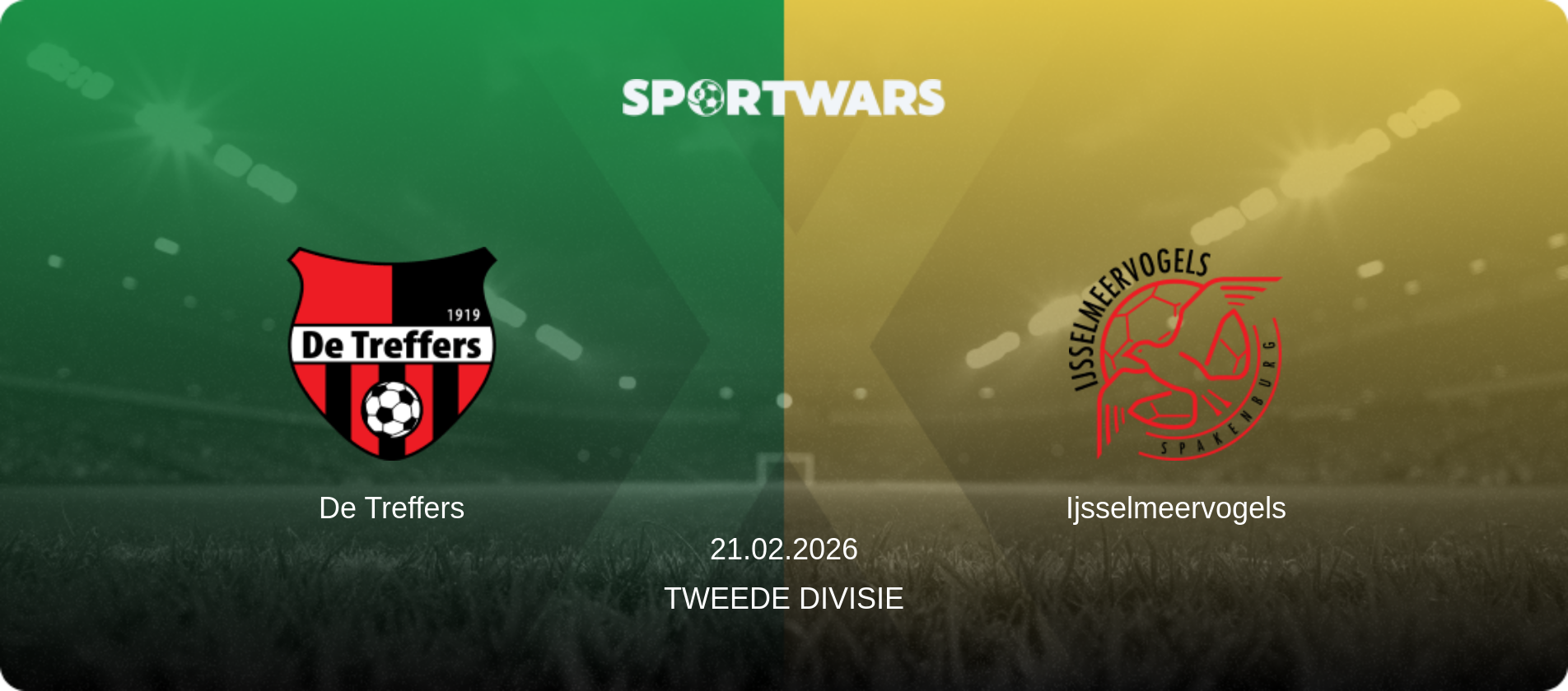 De Treffers — Ijsselmeervogels, 21.02.2026 — Tweede Divisie (match preview)