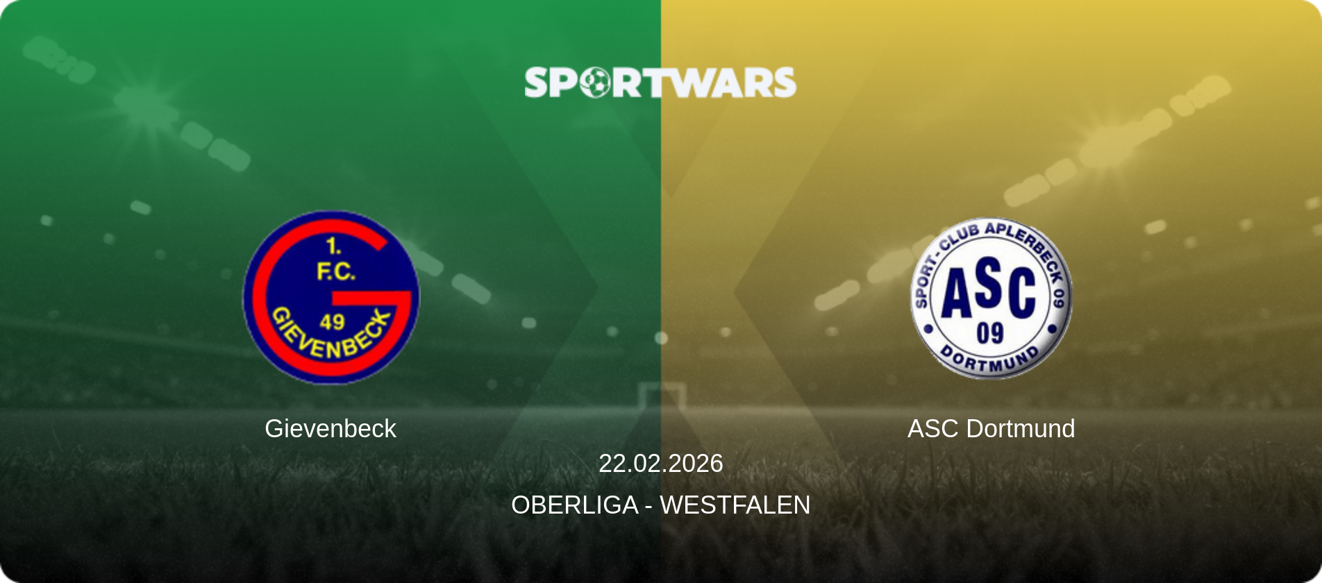 Gievenbeck — ASC Dortmund, 22.02.2026 — Oberliga - Westfalen (match preview)