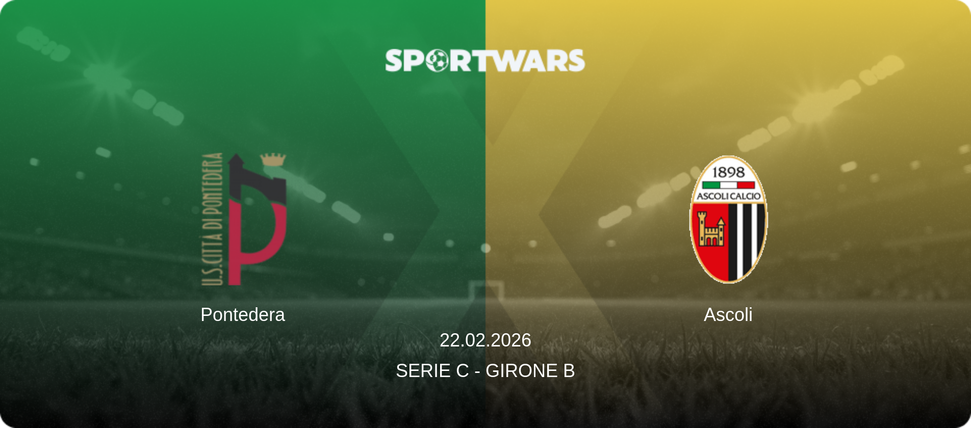 Pontedera — Ascoli, 22.02.2026 — Serie C - Girone B (match preview)
