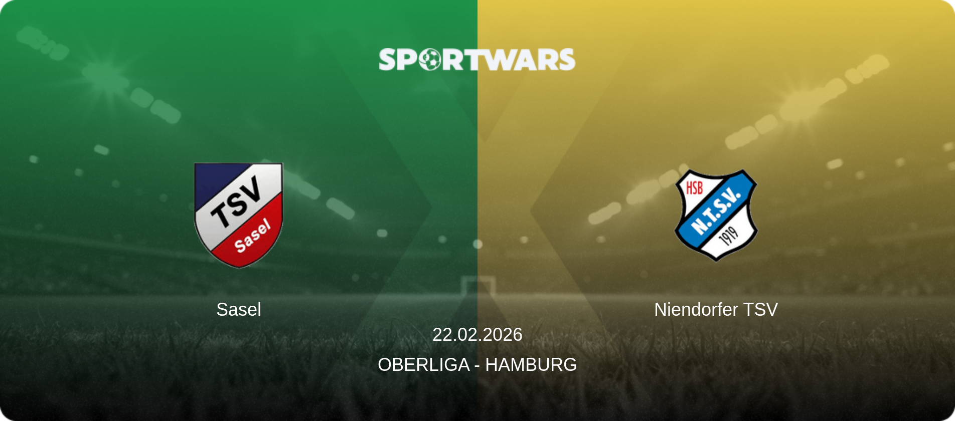 Sasel — Niendorfer TSV, 22.02.2026 — Oberliga - Hamburg (match preview)