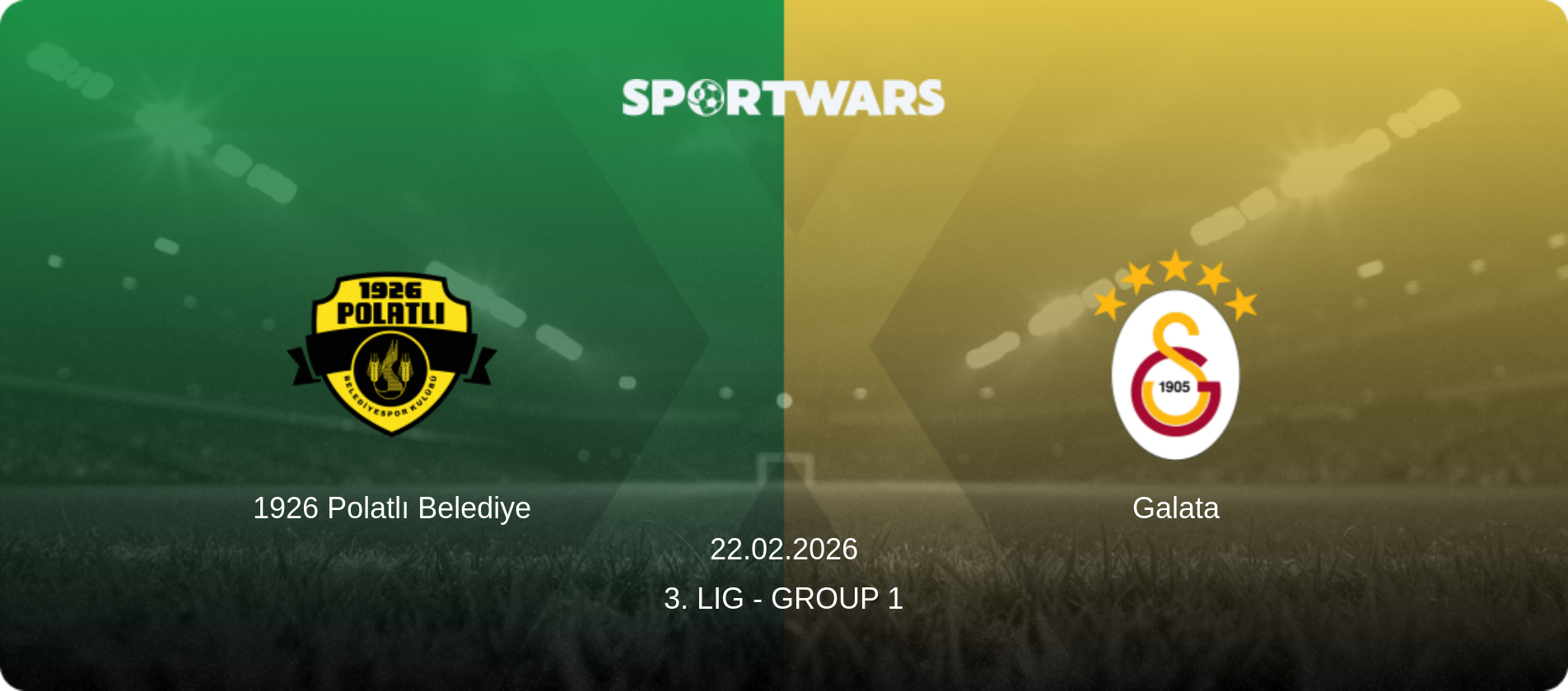 1926 Polatlı Belediye — Galata, 22.02.2026 — 3. Lig - Group 1 (match preview)