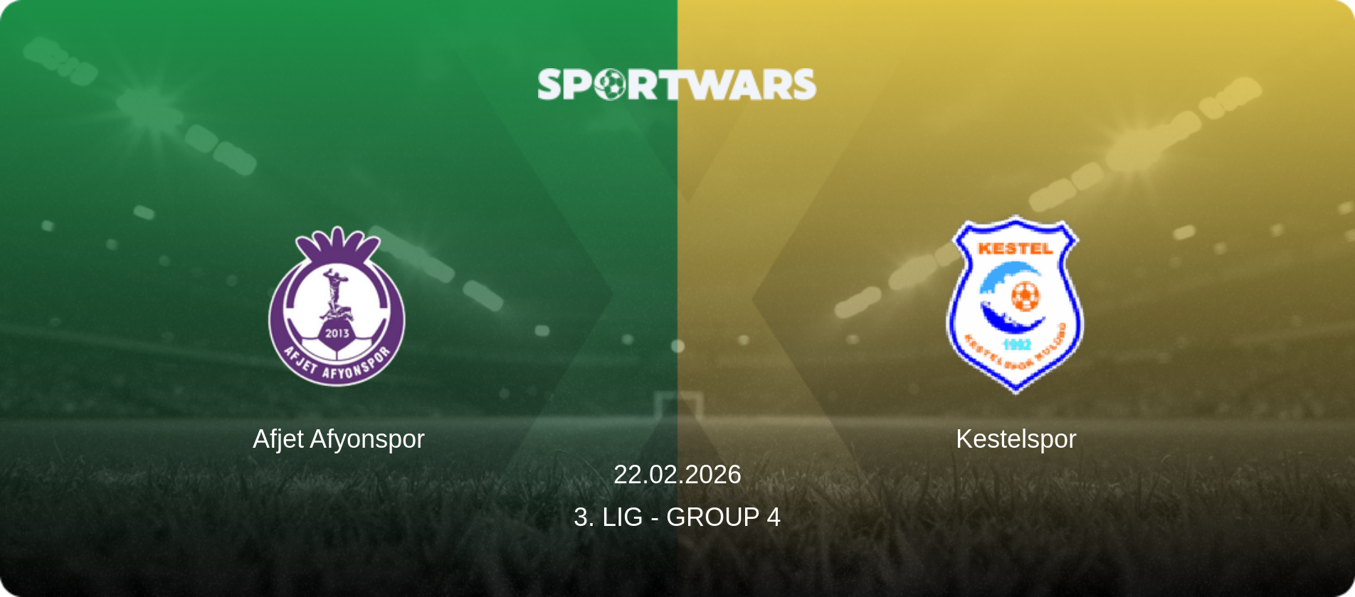 Afjet Afyonspor — Kestelspor, 22.02.2026 — 3. Lig - Group 4 (match preview)