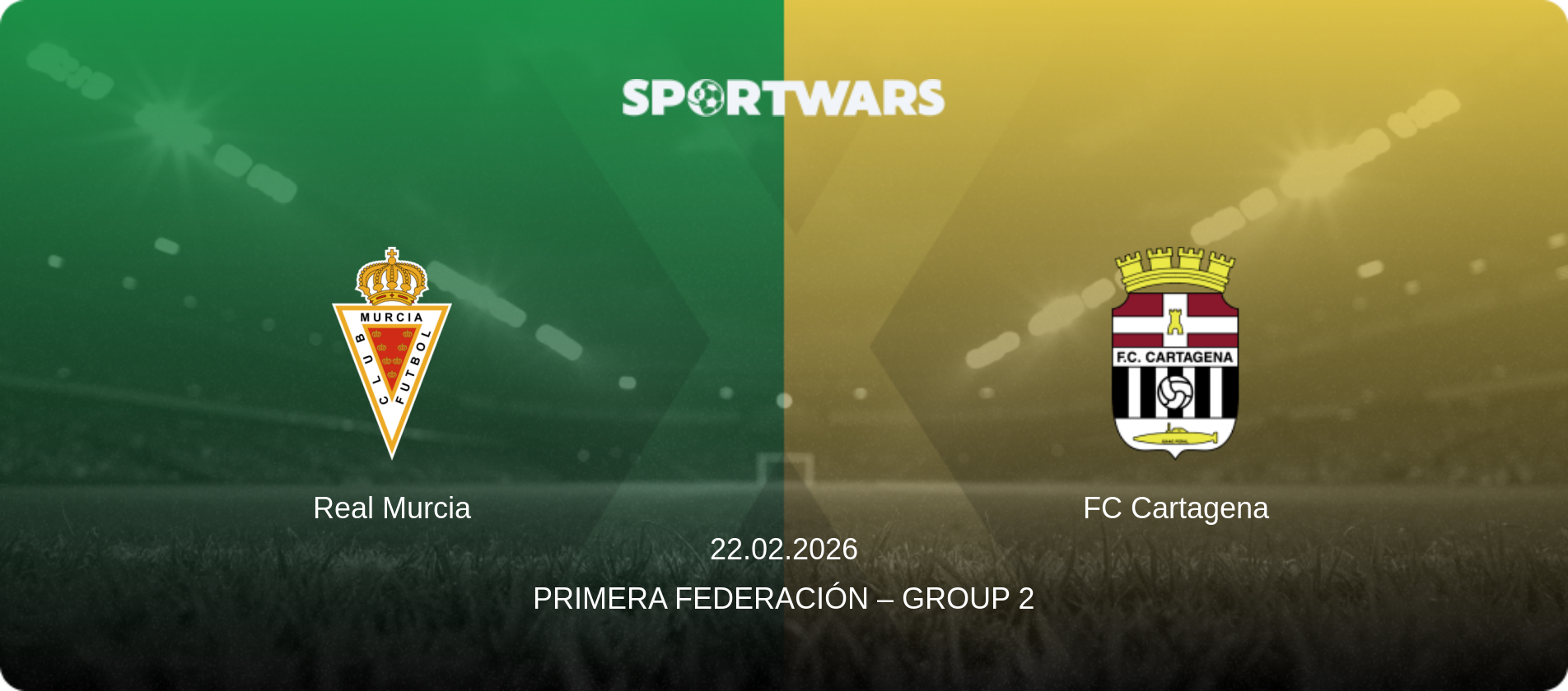 Real Murcia — FC Cartagena, 22.02.2026 — Primera Federación – Group 2 (match preview)