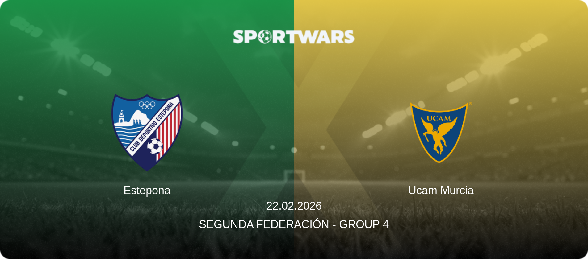 Estepona — Ucam Murcia, 22.02.2026 — Segunda Federación - Group 4 (match preview)