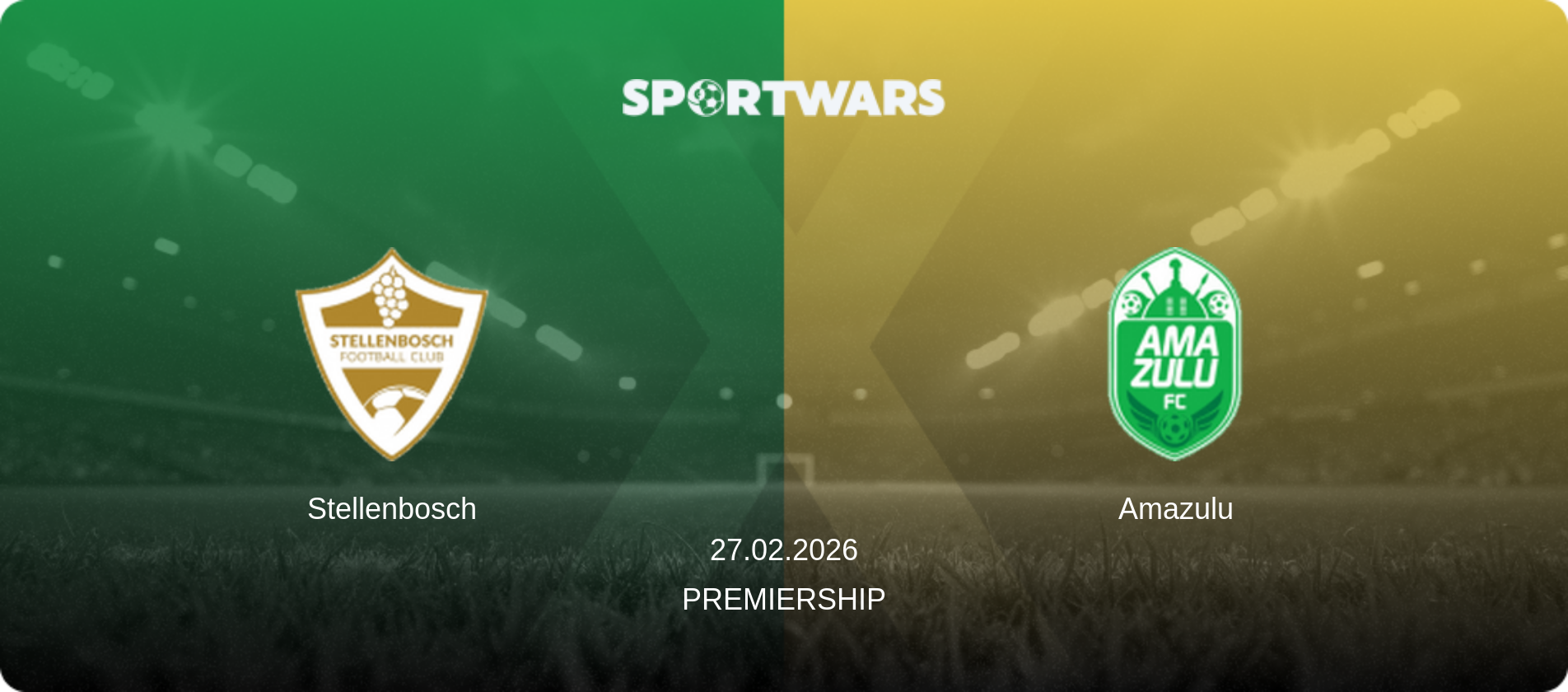 Stellenbosch — Amazulu, 27.02.2026 — Premiership (match preview)