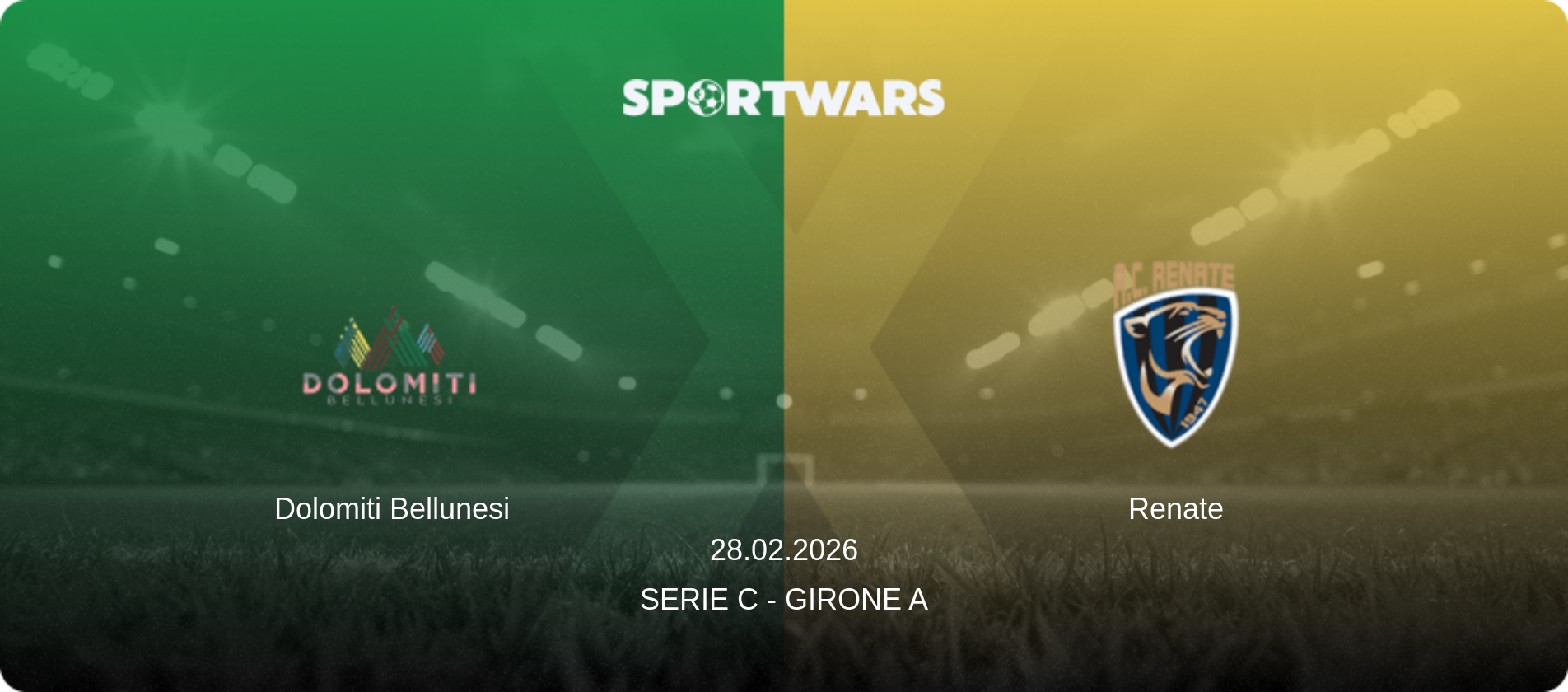 Dolomiti Bellunesi — Renate, 28.02.2026 — Serie C - Girone A (match preview)