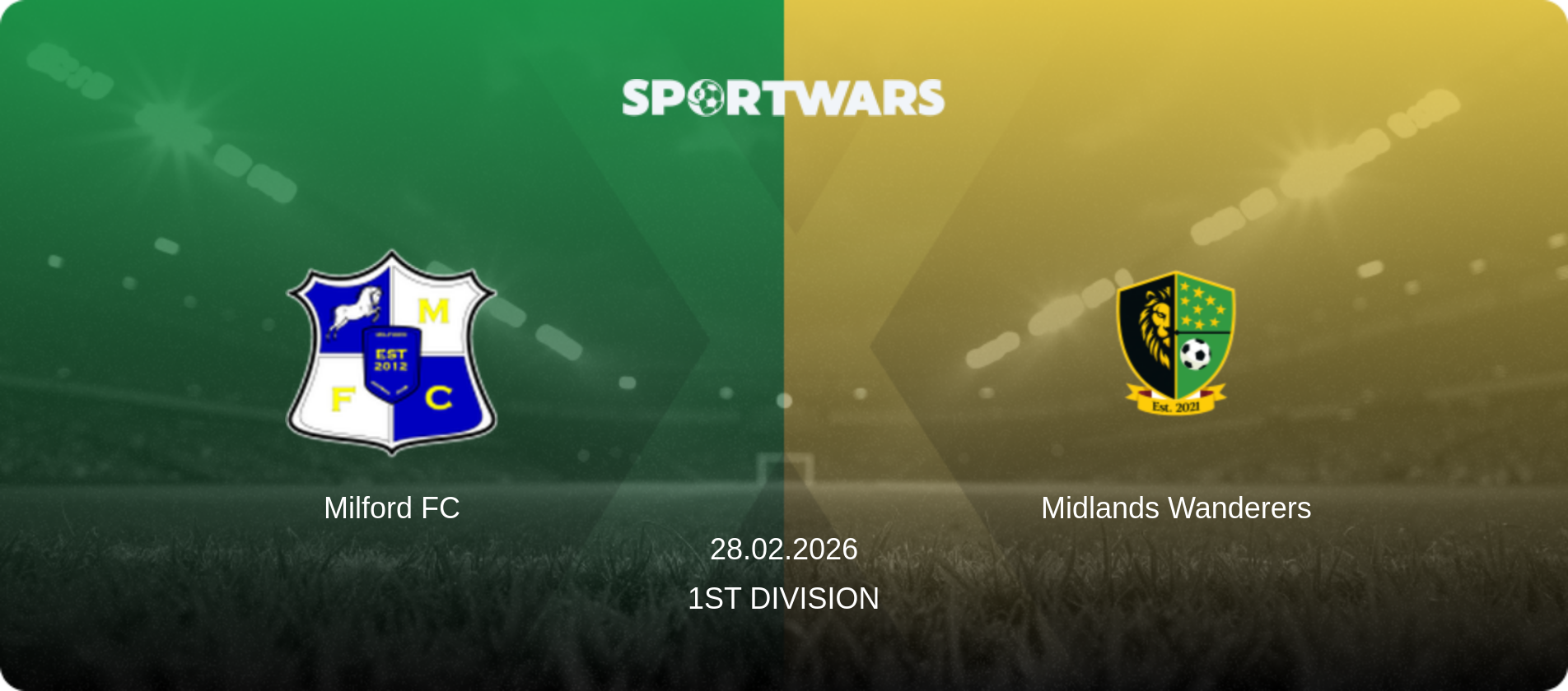 Milford FC — Midlands Wanderers, 28.02.2026 — 1st Division (match preview)