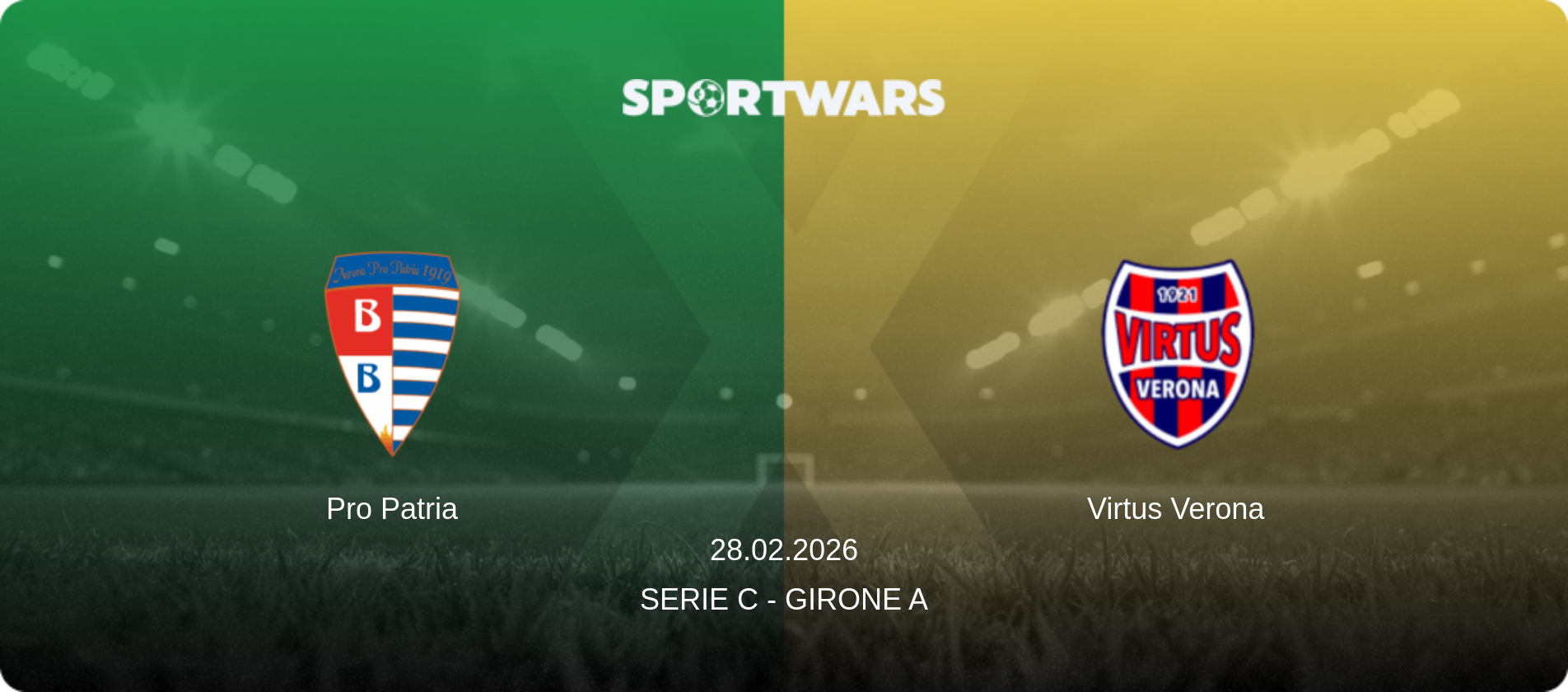 Pro Patria — Virtus Verona, 28.02.2026 — Serie C - Girone A (match preview)