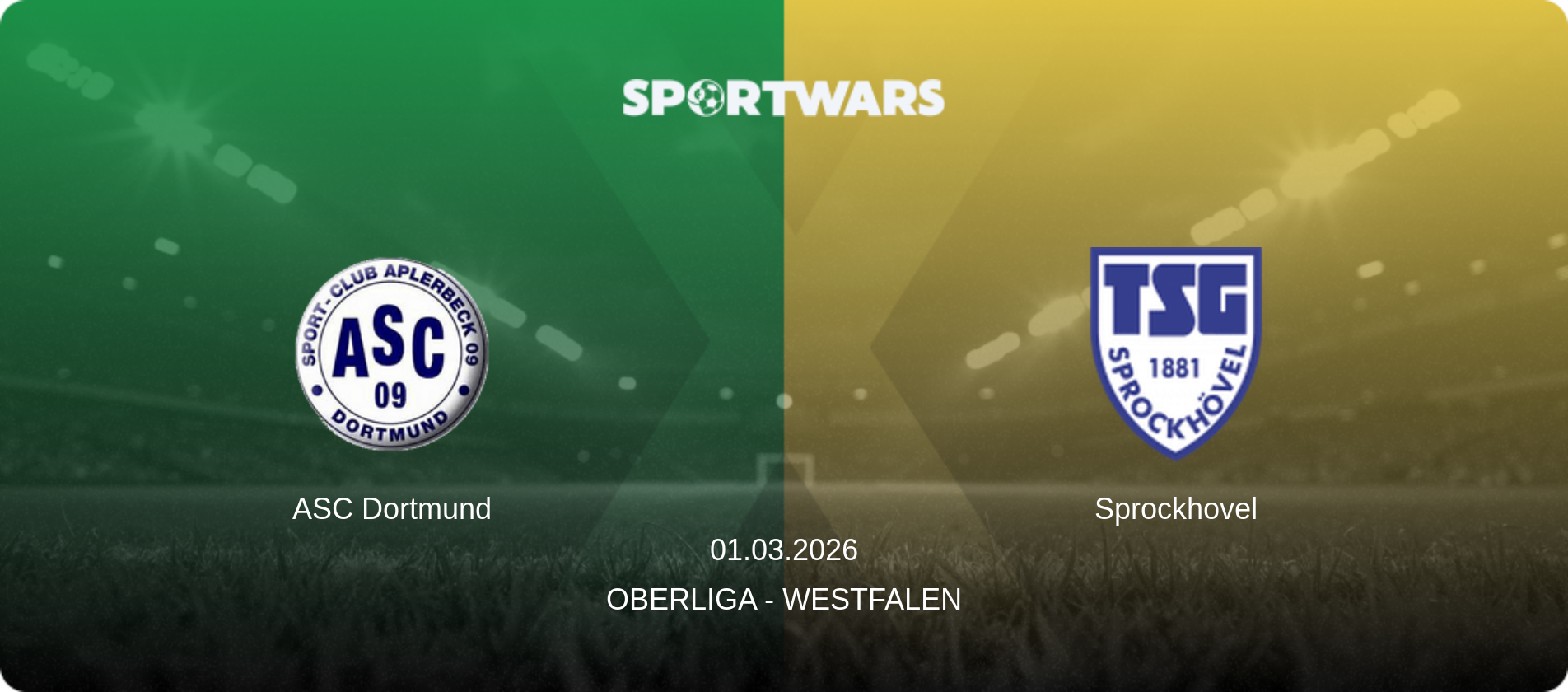 ASC Dortmund — Sprockhovel, 01.03.2026 — Oberliga - Westfalen (match preview)