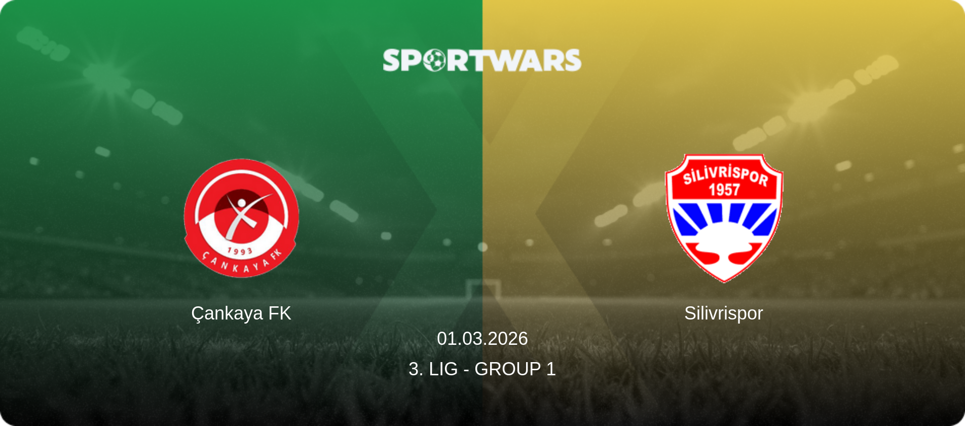 Çankaya FK — Silivrispor, 01.03.2026 — 3. Lig - Group 1 (match preview)