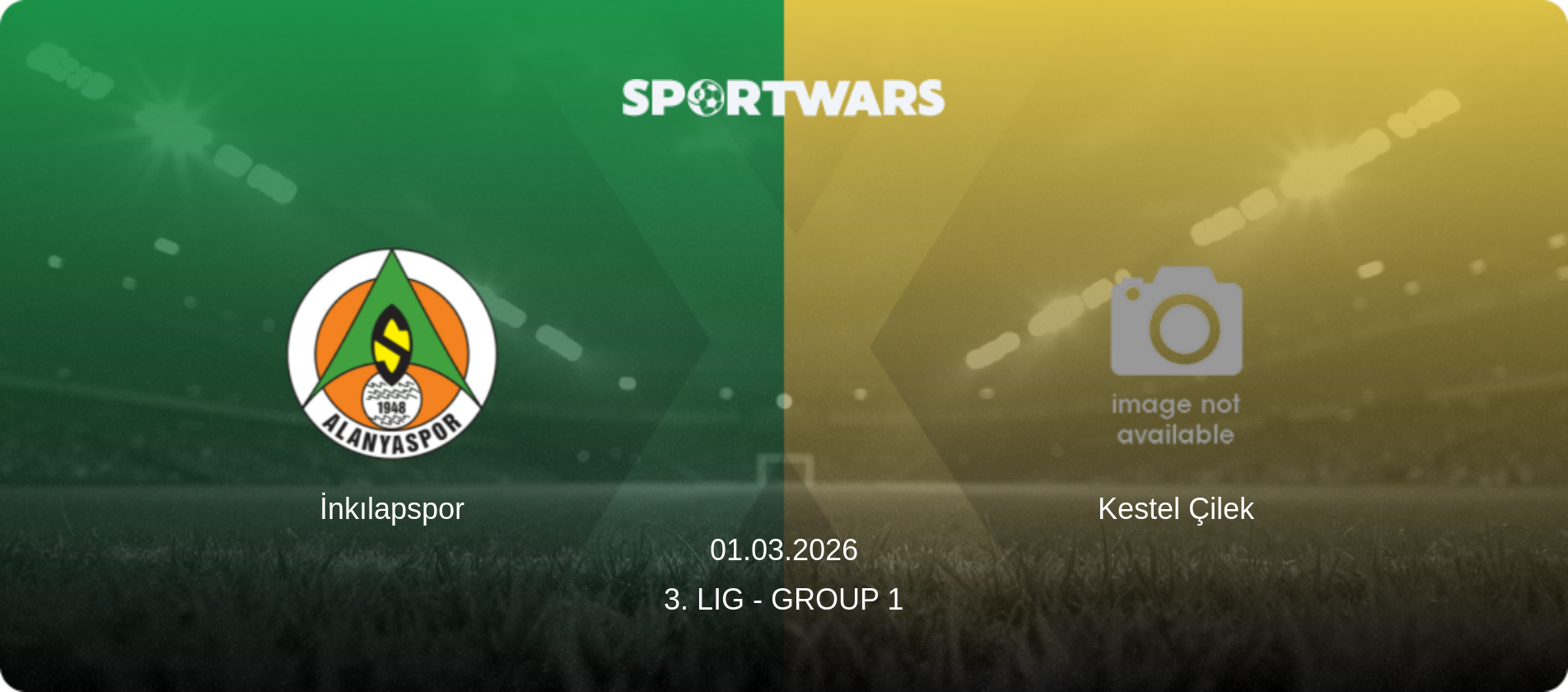 İnkılapspor — Kestel Çilek, 01.03.2026 — 3. Lig - Group 1 (match preview)
