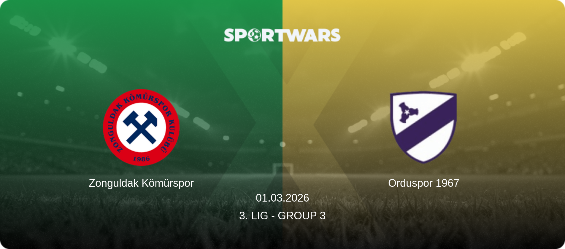 Zonguldak Kömürspor — Orduspor 1967, 01.03.2026 — 3. Lig - Group 3 (match preview)