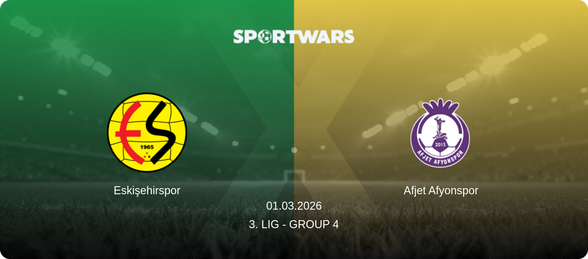 Eskişehirspor — Afjet Afyonspor, 01.03.2026 — 3. Lig - Group 4 (match preview)