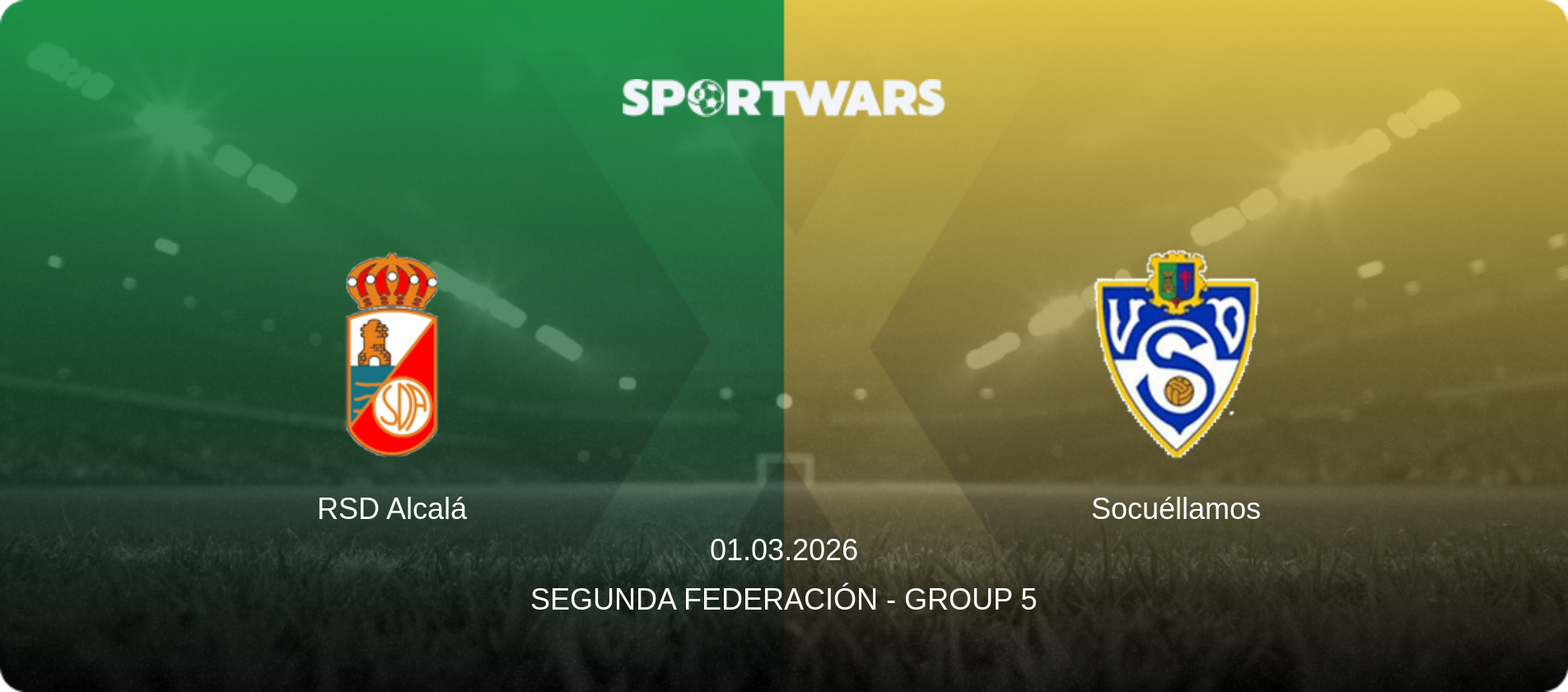 RSD Alcalá — Socuéllamos, 01.03.2026 — Segunda Federación - Group 5 (match preview)