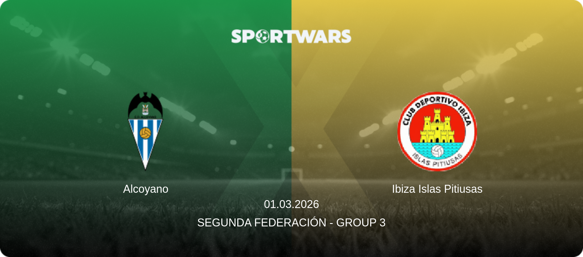 Alcoyano — Ibiza Islas Pitiusas, 01.03.2026 — Segunda Federación - Group 3 (match preview)