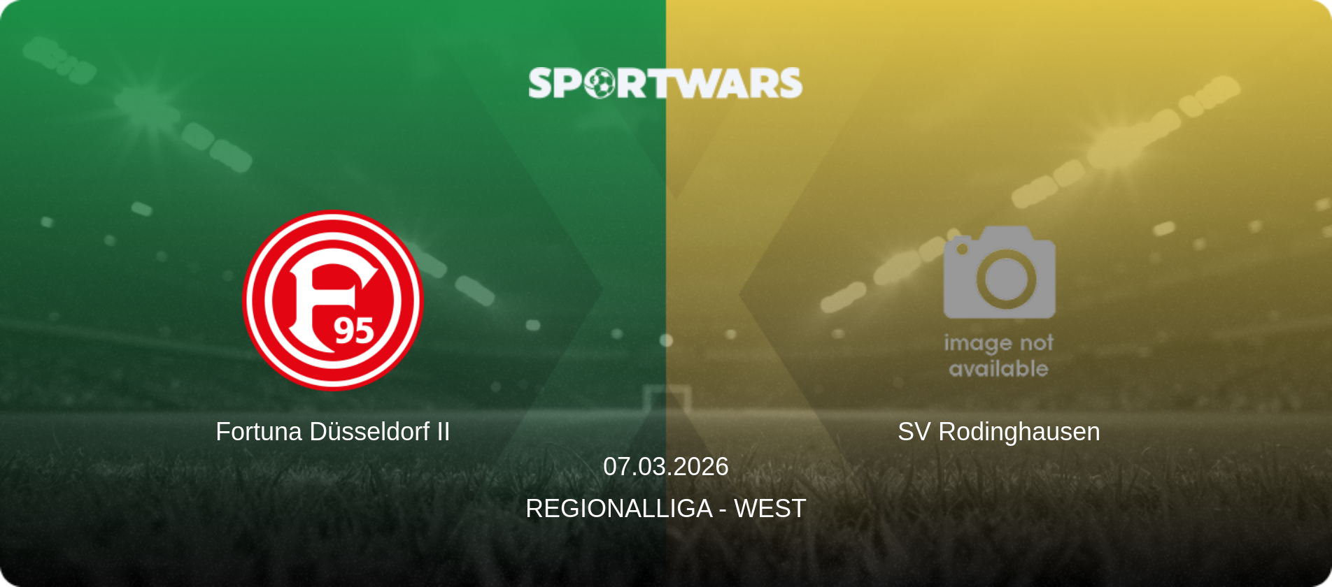 Fortuna Düsseldorf II — SV Rodinghausen, 07.03.2026 — Regionalliga - West (match preview)