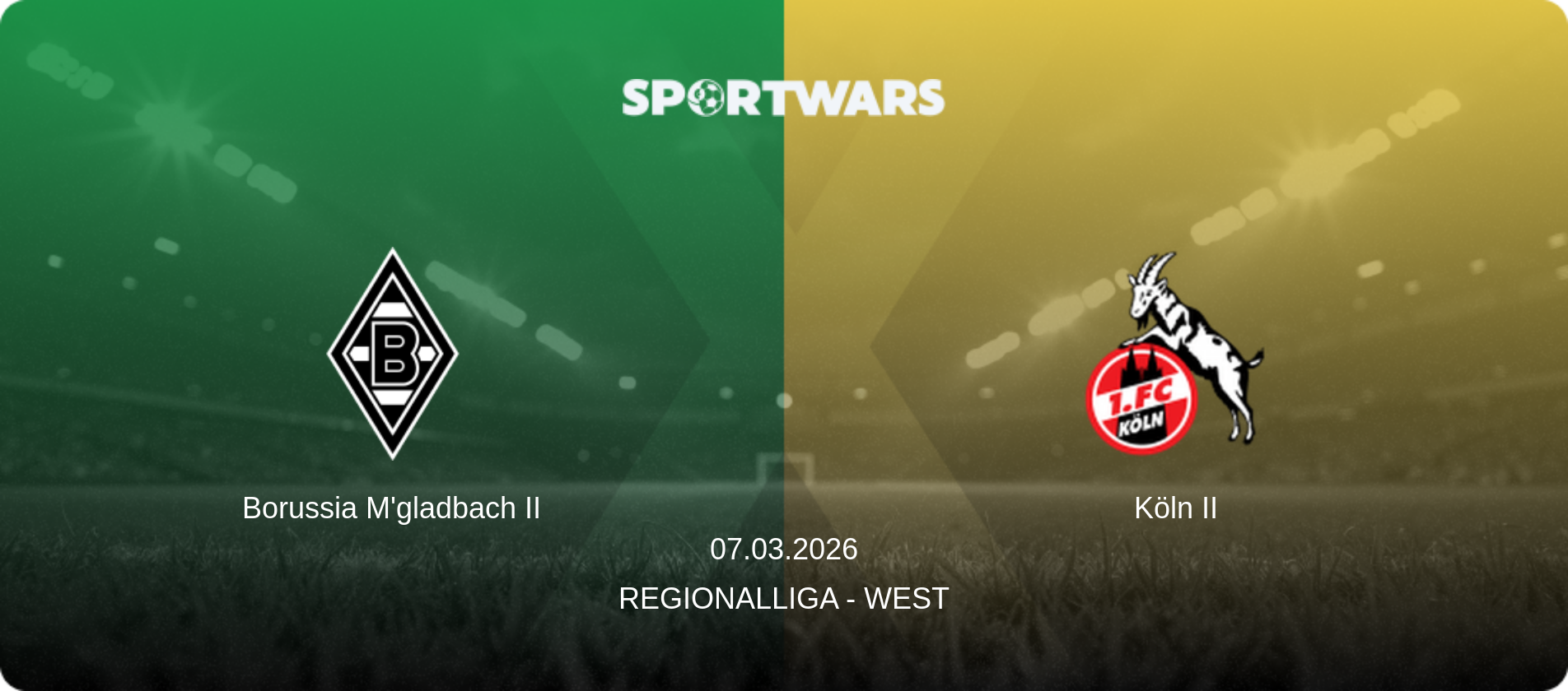 Borussia M'gladbach II — Köln II, 07.03.2026 — Regionalliga - West (match preview)