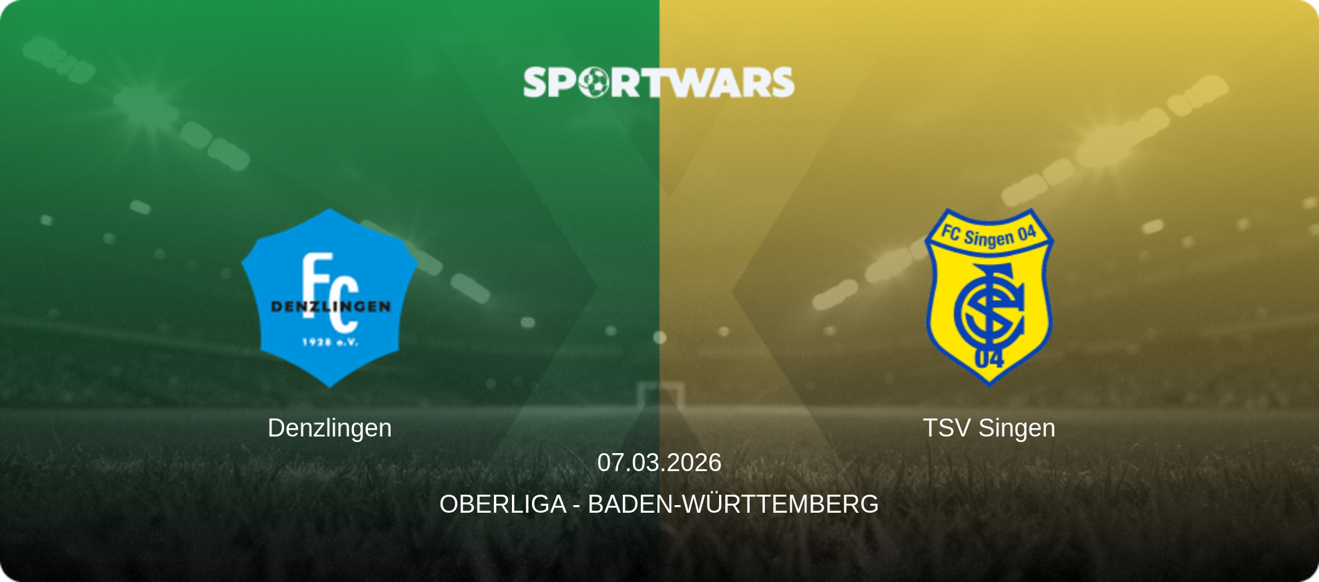 Denzlingen — TSV Singen, 07.03.2026 — Oberliga - Baden-Württemberg (match preview)