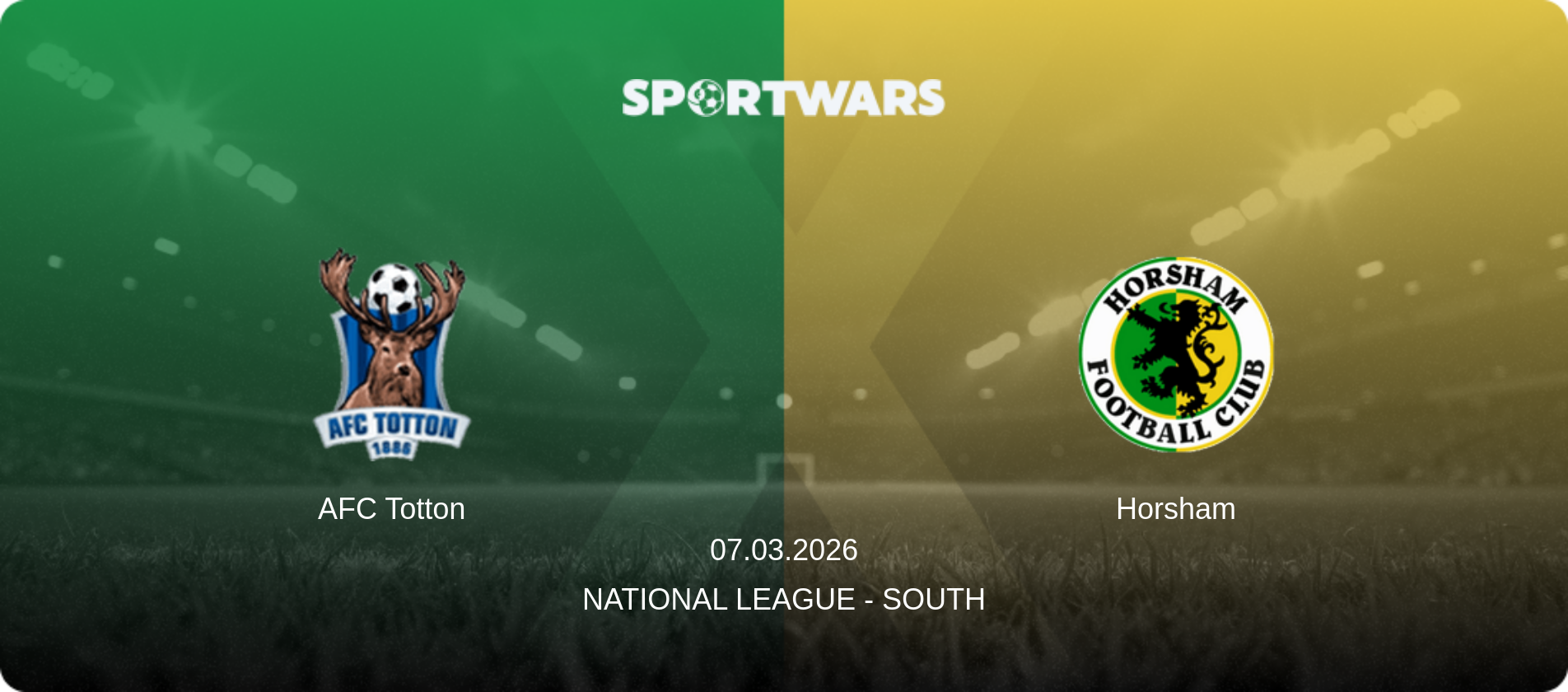 AFC Totton — Horsham, 07.03.2026 — National League - South (match preview)