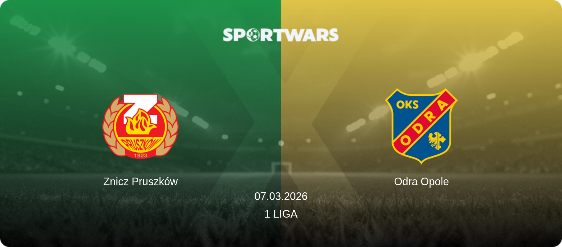 Znicz Pruszków — Odra Opole, 07.03.2026 — 1 Liga (match preview)