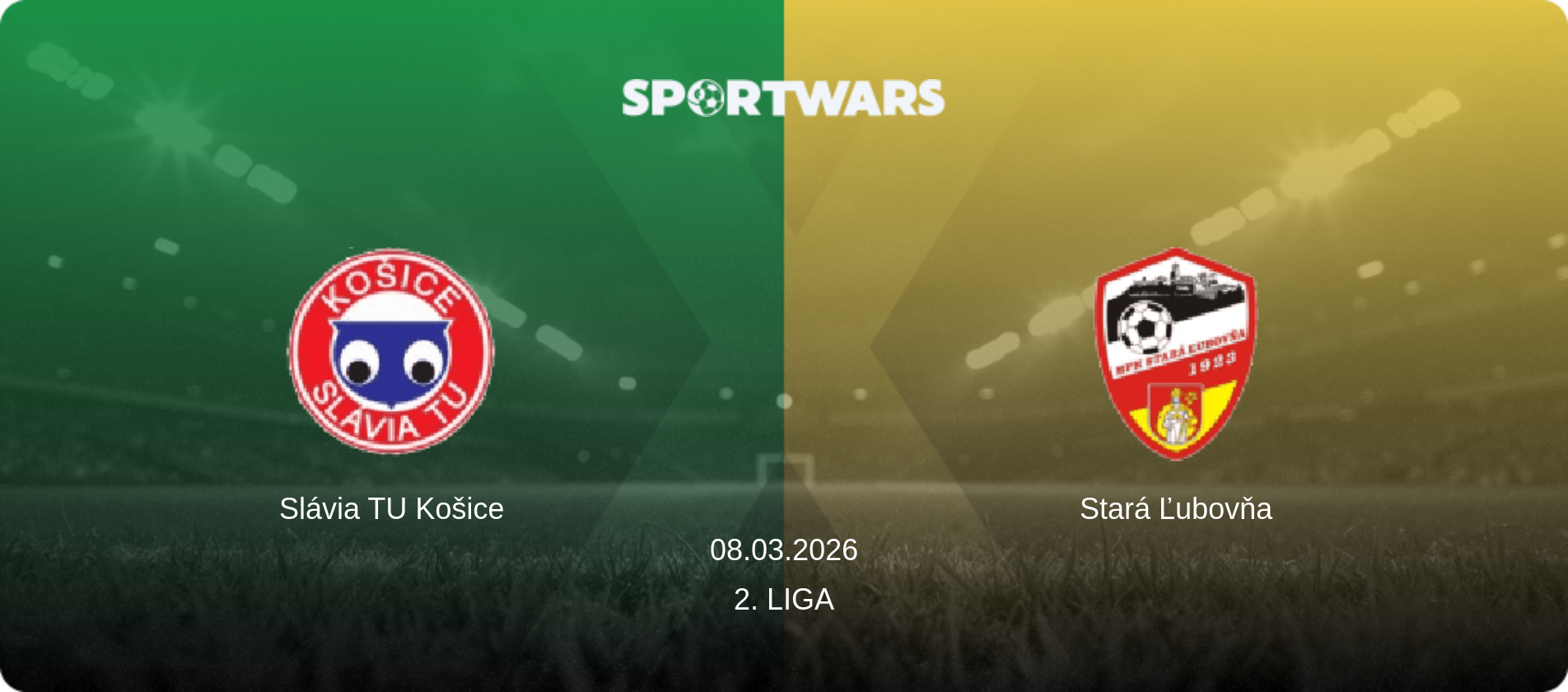Slávia TU Košice — Stará Ľubovňa, 08.03.2026 — 2. Liga (match preview)