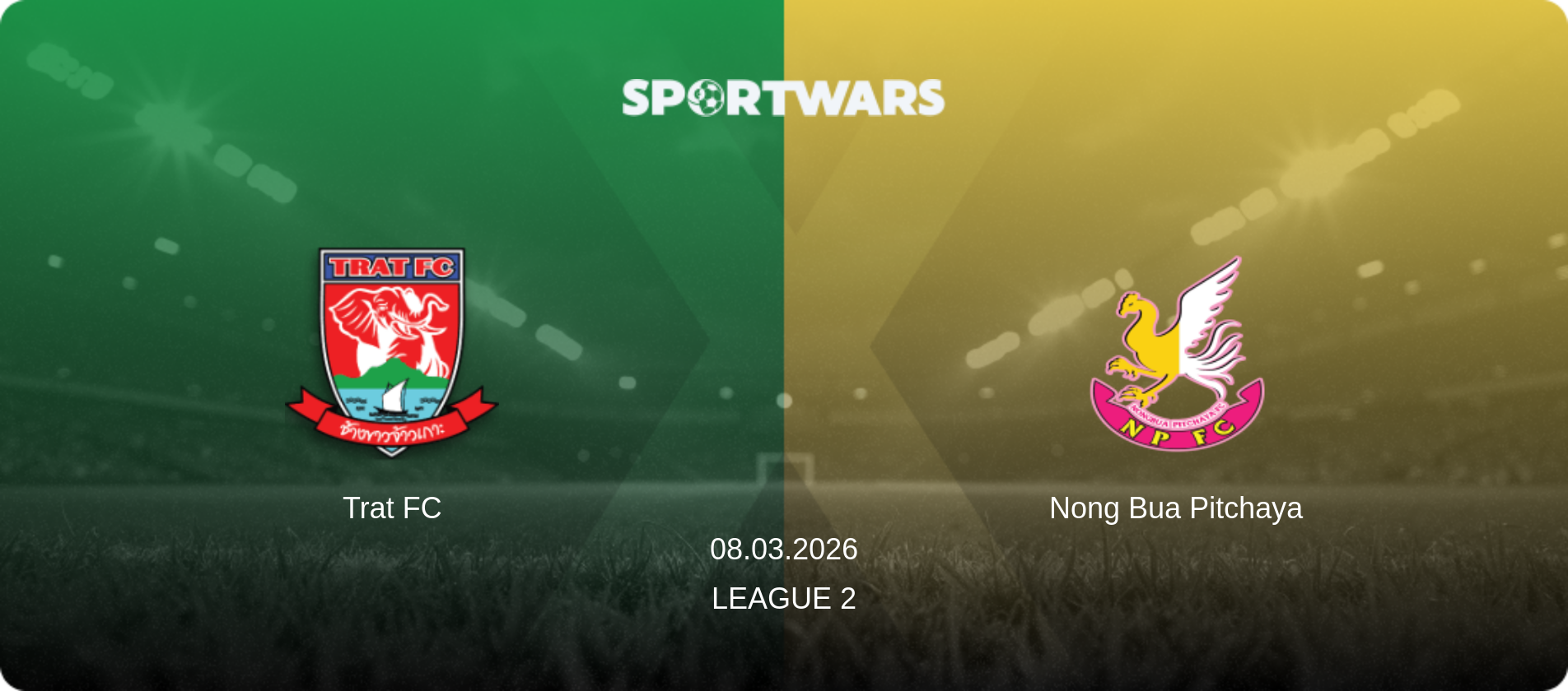 Trat FC — Nong Bua Pitchaya, 08.03.2026 — League 2 (match preview)